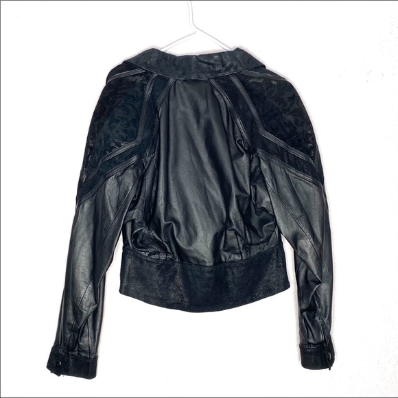 Global Identity Vintage 80’s Leather Crop Jacket - Picture 11 of 15